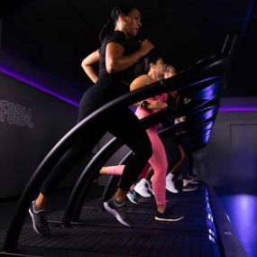 FIND YOUR FINISH LINE. STRIDE Fitness is proud to feature Woodway 4-Front Treadmills in every studio. Utilized by professional sports teams & physical therapists, Woodway Treadmills have been scientifically proven to reduce harmful shock to joints, muscles and connective tissue, providing our members with a low-impact workout and making them ideal for clients of all ages & levels.
