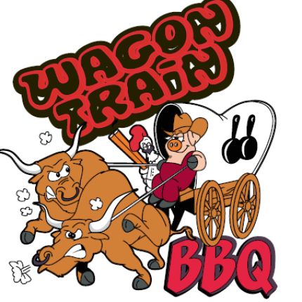 Logotyp från Wagon Train BBQ
