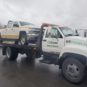 Colosse Towing & Recovery | (315) 591-7484 | Parish, NY | 24 Hour Towing Service | Light Duty Towing | Medium Duty Towing | Flatbed Towing | Box Truck Towing | Dually Towing | Motorcycle Towing | Limousine Towing | Classic Car Towing | Luxury Car Towing | Sports Car Towing | Exotic Car Towing | RV Towing | Motorhome Transport | Long Distance Towing | Junk Car Removal | Winching & Extraction | Accident Recovery | Accident Cleanup | Equipment Transportation | Moving Forklifts | Scissor Lifts Mover