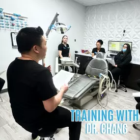 Dr. Chang Leads Hands On Training For Crown And Bridge Adjustments