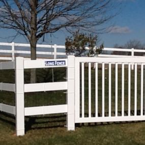 Vinyl Paddock Fence