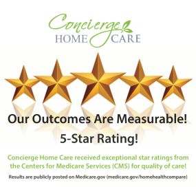Concierge Home Care receives Five Star rating from Centers for Medicare and Medicaid Services (CMS)