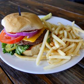 Burger and Fries