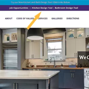 Try our new Kitchen and Bathroom Remodeling Visualizer tool on our website!