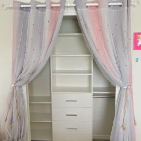 Don’t forget about the kids! A custom closet makeover is a perfect gift for your little princess