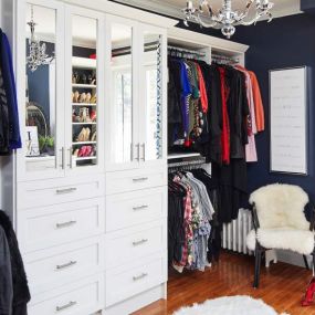 Specialty items call for unique closet storage solutions. Protect your delicate and favorite clothes and accessories in custom drawers, available with drawer dividers or velvet-lined jewelry drawers. Tailored Living of North Tampa can give you what you want through custom closets. Schedule your comp