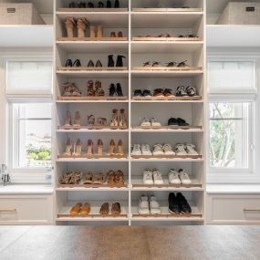 Our team of professional designers and installers would be delighted to help you bring your dream closet to life! By creating a custom closet that meets your needs and fits the look and feel of your home, we can deliver space-saving storage solutions, custom organization systems, and stylish closet
