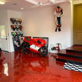 Racing Garage Epoxy floor