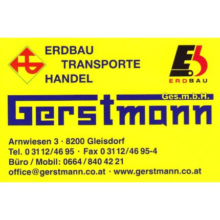 Logotipo de Gerstmann GesmbH- Erdbau - Transporte -Handel