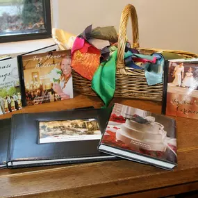 Stop by and browse our photo books of Ivy House past events.  You'll get a lot of great ideas and will be surprised at all we include in the basic venue rental price.