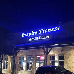 Our gym's storefront