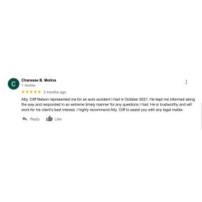 Google review of Law Office of Michael H. Joseph, PLLC | New York, NY