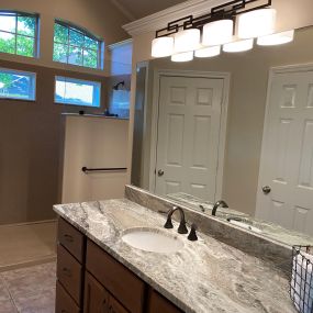 Bathroom Remodel with Granite Counter Top