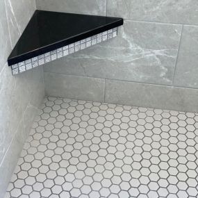 Tile Work in Master Shower