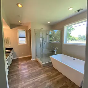 Master Bath Renovation with New Tub & Floors