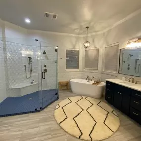 Large Tile Shower Install