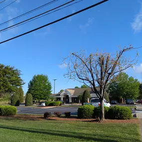 Outside view of the State Employees' Credit Union Wilson-42 West branch