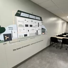Renewables Centre inside Plumb Centre in Swansea