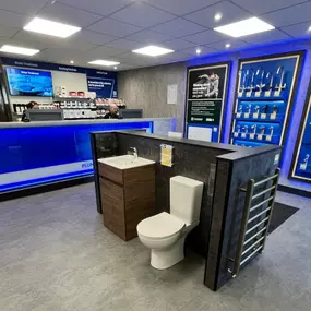 Inside Plumb Centre in Swansea