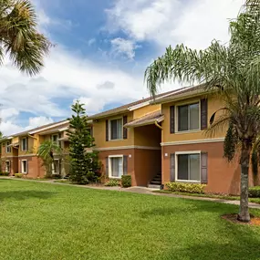 Lush, tropical landscaping