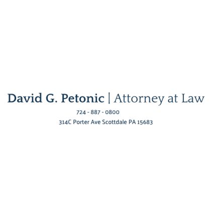 Logotyp från David G Petonic Attorney At Law
