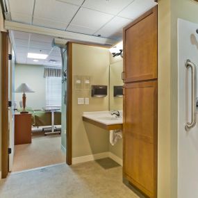Bathroom facilities and amenities at Saint Therese are accessible and part of an ideal place to call home.