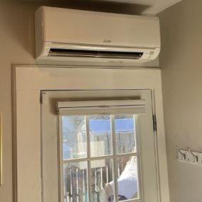 Mini-split installation in Montclair, NJ.