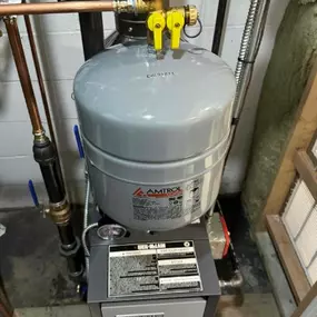 Boiler installation in Union, NJ.