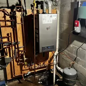 NTI Boiler Installation in Chatham, NJ.