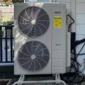 Mini Split Outdoor Unit Installation in Montclair, NJ.