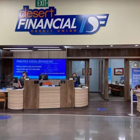 Apache Junction Fry's location - inside, Desert Financial Credit Union