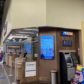 Our ATM is located to the right of the front entrance lobby - Desert Financial Credit Union inside the Apache Junction Fry's. Open 6am to 11pm daily.