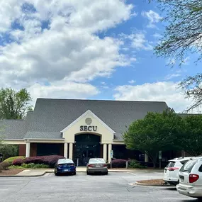 Outside view of the State Employees' Credit Union Zebulon branch