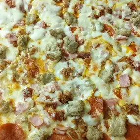 Meat Sampler Combo Pizza