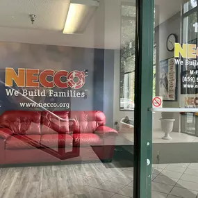 Front door at the Necco Florence office.