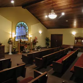 The chapel at McKenzie Mortuary Services