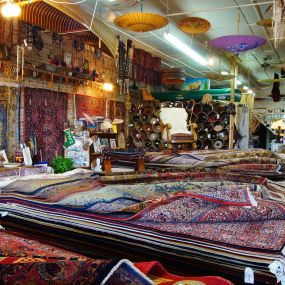 All one of a kind rugs.