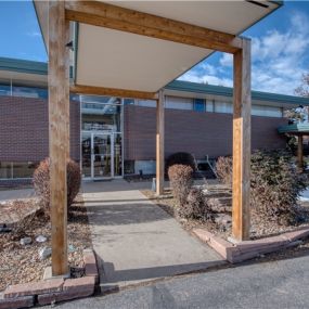 Office building entryway