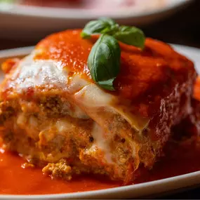 Lucia Ristorante - North End Boston - Signature Lasagna