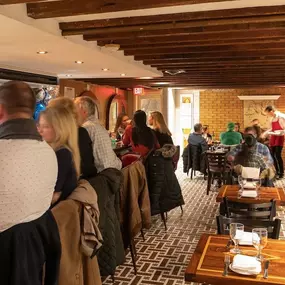 Lucia Ristorante - North End Boston - Bartender and Bar Area