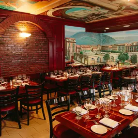 Lucia Ristorante - North End Boston - Wall Mural Fresco