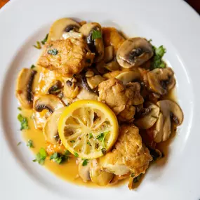 Lucia Ristorante - North End Boston - Chicken Marsala Entree