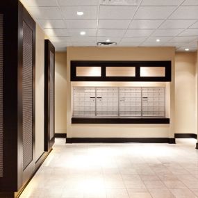 Mailboxes in Lobby