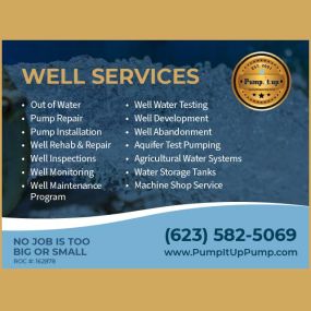 Best Top-Rated Well Services in Phoenix, Scottsdale, Wickenburg, Casa Grande, Gila Bend Arizona