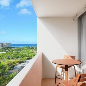 Romer Waikiki at The Ambassador Tower Ocean View Two Bedroom Suite private balcony