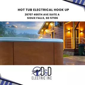 hot tub electrical hook up