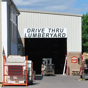 Mansfield Drive Thru Lumberyard Entrance