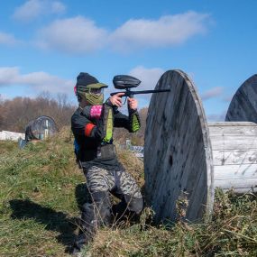 Play 12 awesome outdoor fields at White River Paintball