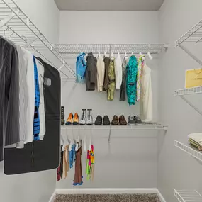 Spacious Walk-in Closet