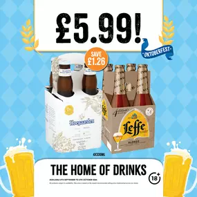 £5.99 on selected ales